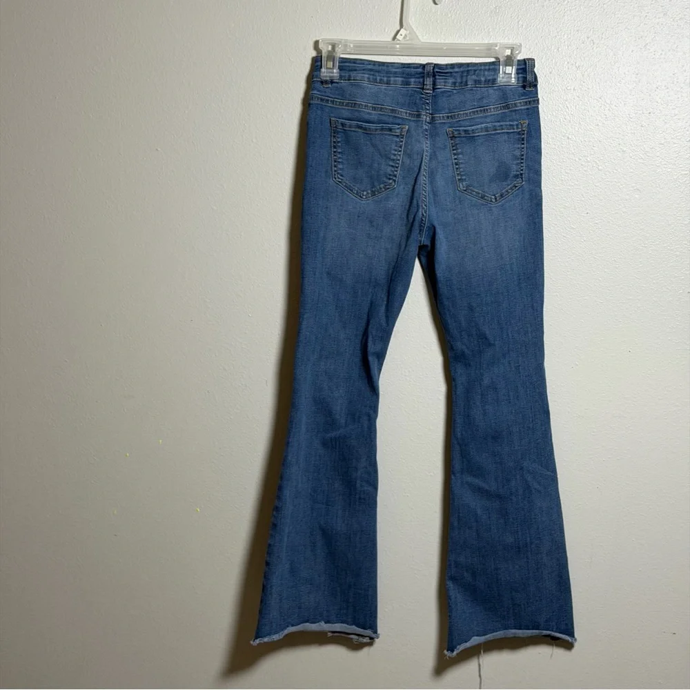 Thereabouts Kids Girl‎ Denim Distressed Stylish Blue Flared Jeans size 12